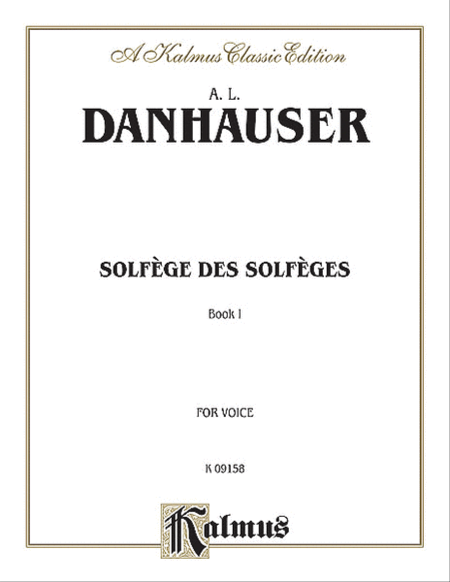 Solfege des Solfeges, Volume 1 Voice scores gallery preview page 1