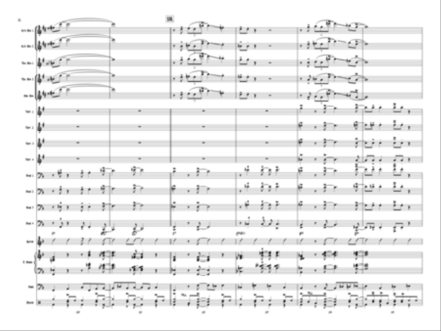 Sax Education Jazz Ensemble scores gallery preview page 23