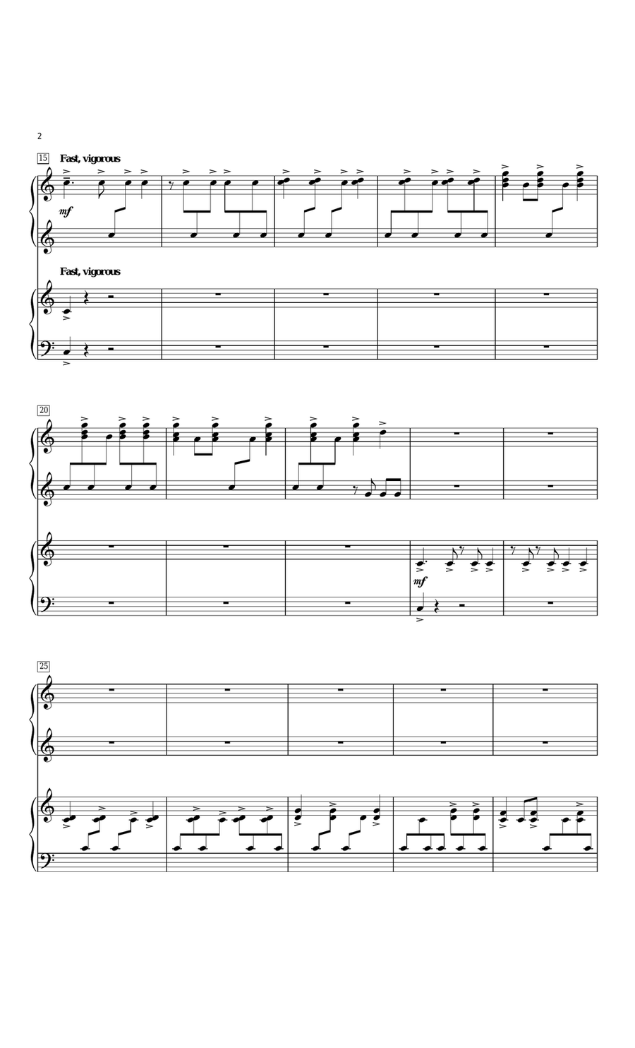 All Of Me 1 Piano, 4-Hands scores gallery preview page 2