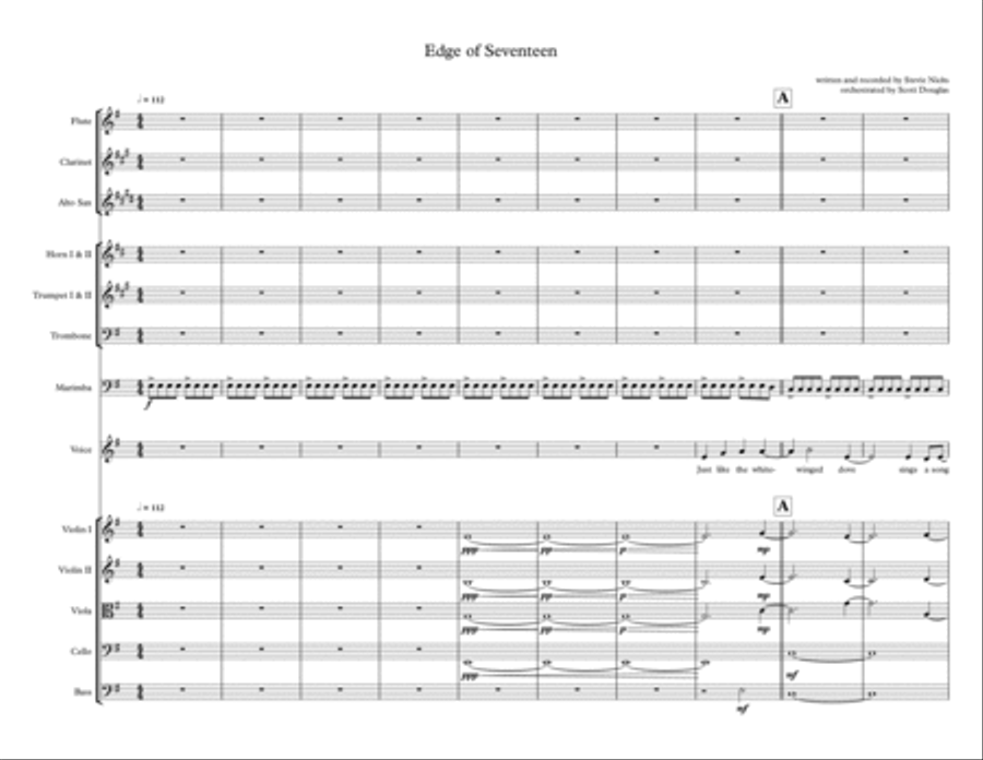 Edge Of Seventeen Small Ensemble scores gallery preview page 1