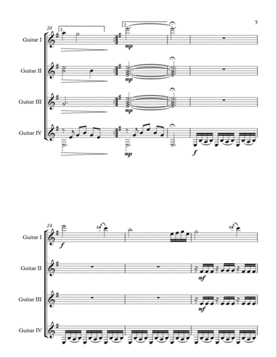 ii. la llorona (leyendas del valle) Small Ensemble scores gallery preview page 3