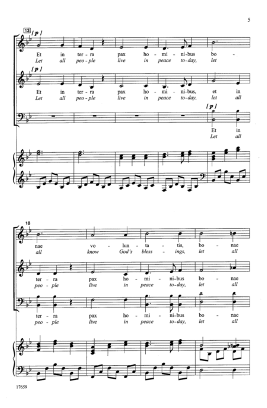 Gloria 3-Part scores gallery preview page 4