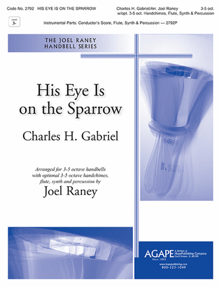 Book cover for His Eye Is on the Sparrow-3-5 oct.