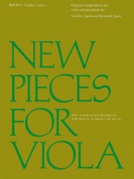 New Pieces for Viola, Book I