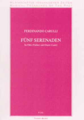 Book cover for Funf Serenaden