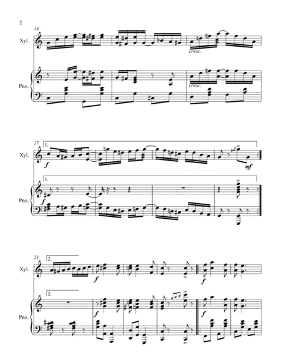 A Breeze from Alabama Piano scores gallery preview page 2