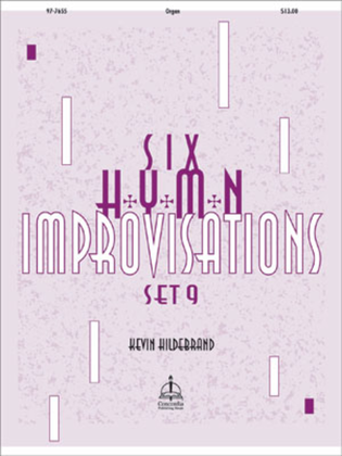Book cover for Six Hymn Improvisations, Set 9