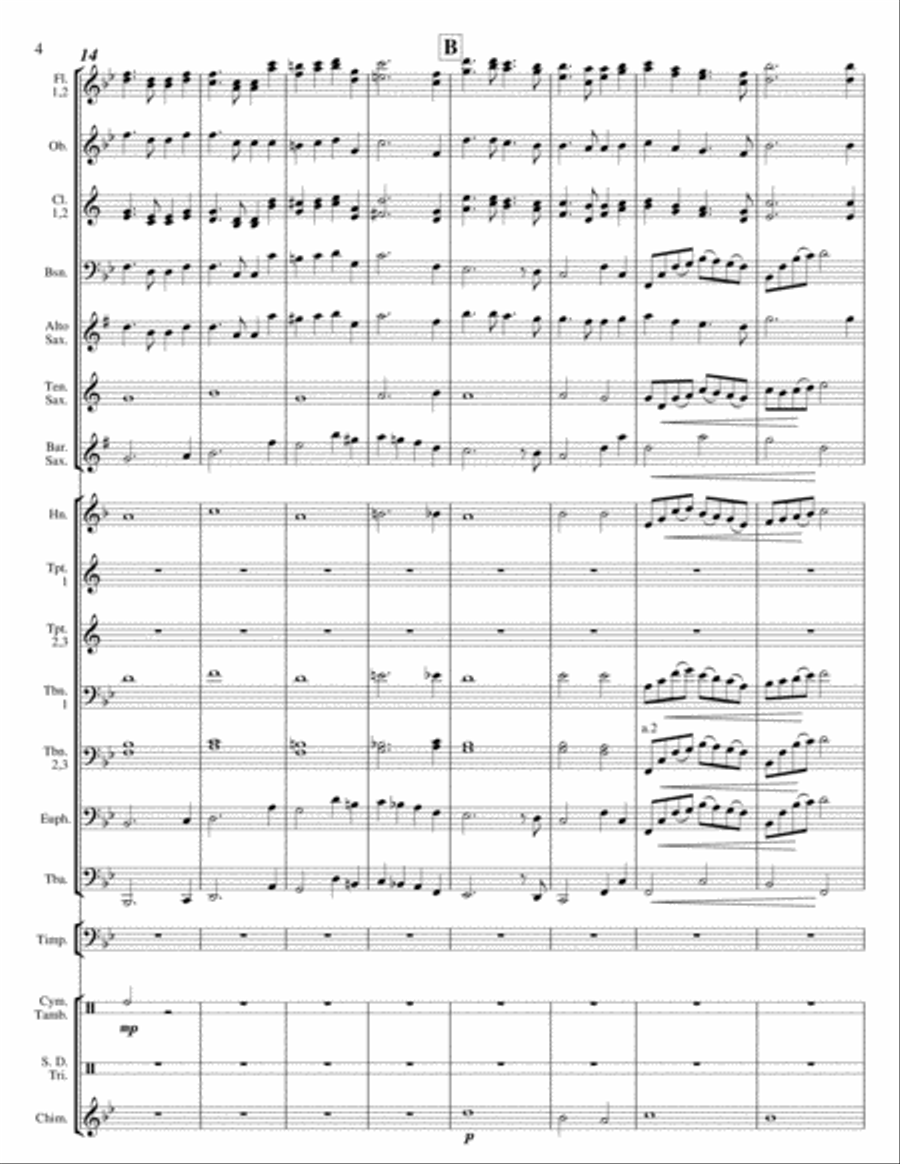 America the Beautiful America the Beautiful Concert Band scores gallery preview page 4
