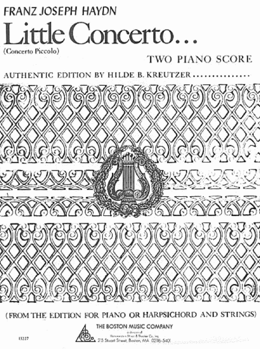 Little Concerto in C Piano Solo scores gallery preview page 1