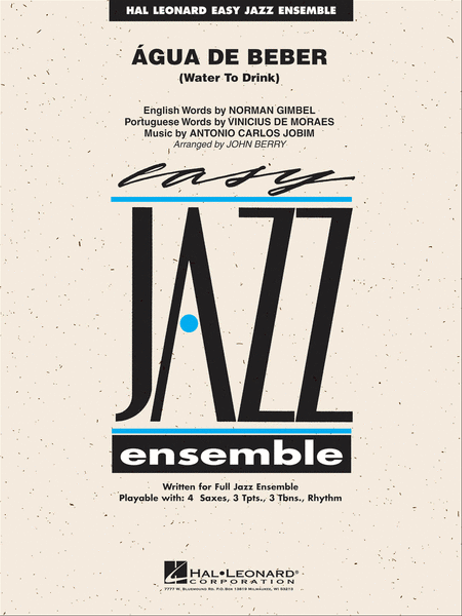 Água de Beber (Water to Drink) Jazz Ensemble scores gallery preview page 1