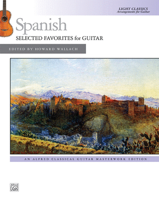 Book cover for Spanish -- Selected Favorites for Guitar