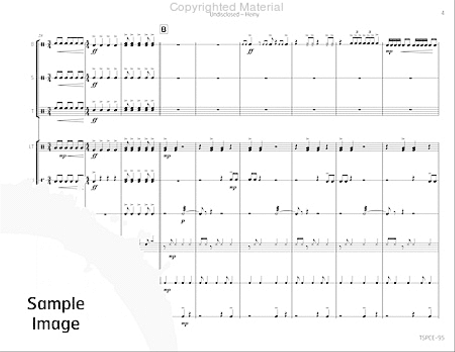 Undisclosed Percussion Ensemble scores gallery preview page 8