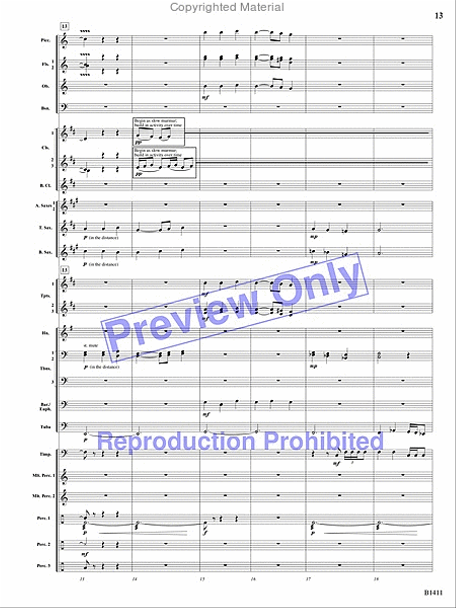Pirates! Pirates! Concert Band scores gallery preview page 12