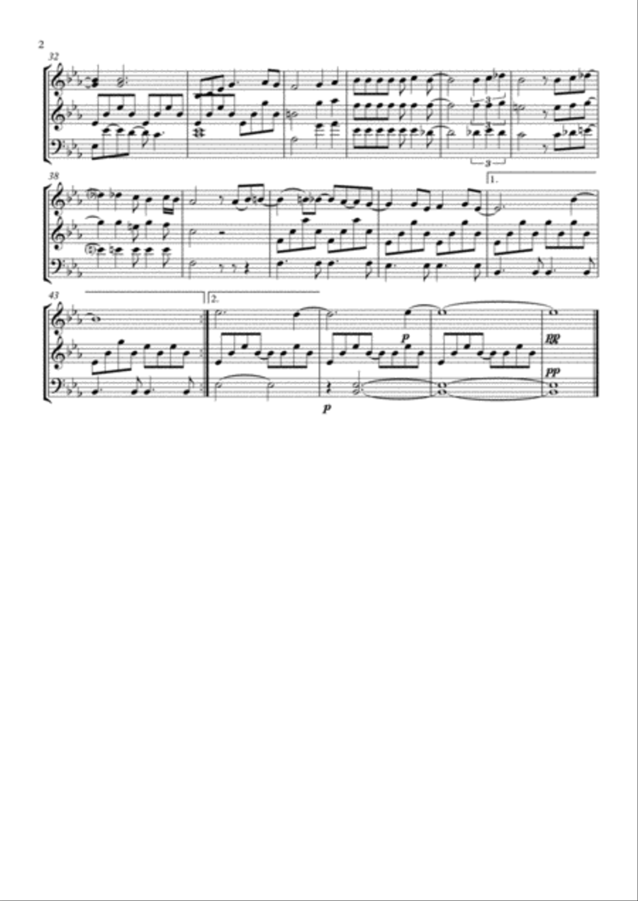 How Deep Is Your Love from the Motion Picture SATURDAY NIGHT FEVER String Trio scores gallery preview page 2