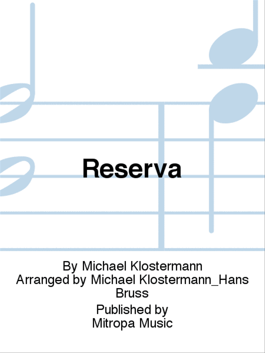 Reserva Concert Band scores gallery preview page 1