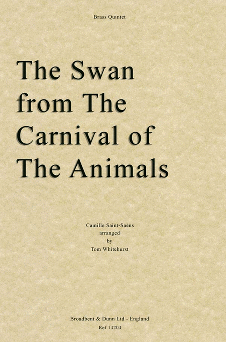 The Swan from The Carnival of the Animals
