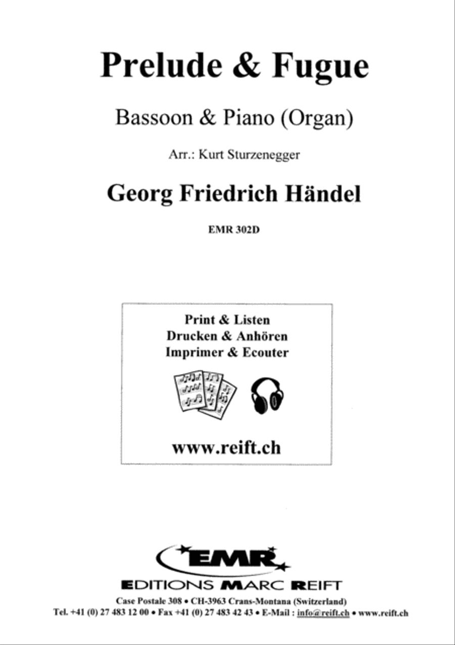 Prelude & Fugue Bassoon Solo scores gallery preview page 2