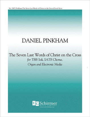 Book cover for The Seven Last Words of Christ on the Cross (Choral Score)