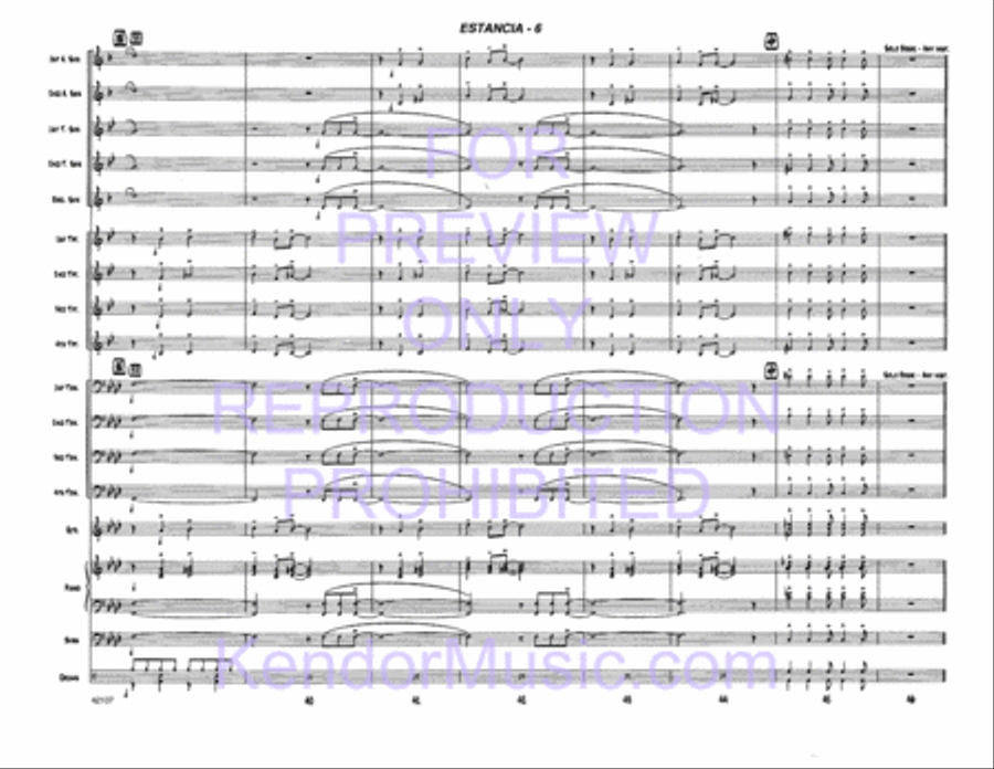 Estancia Estancia Jazz Ensemble scores gallery preview page 8