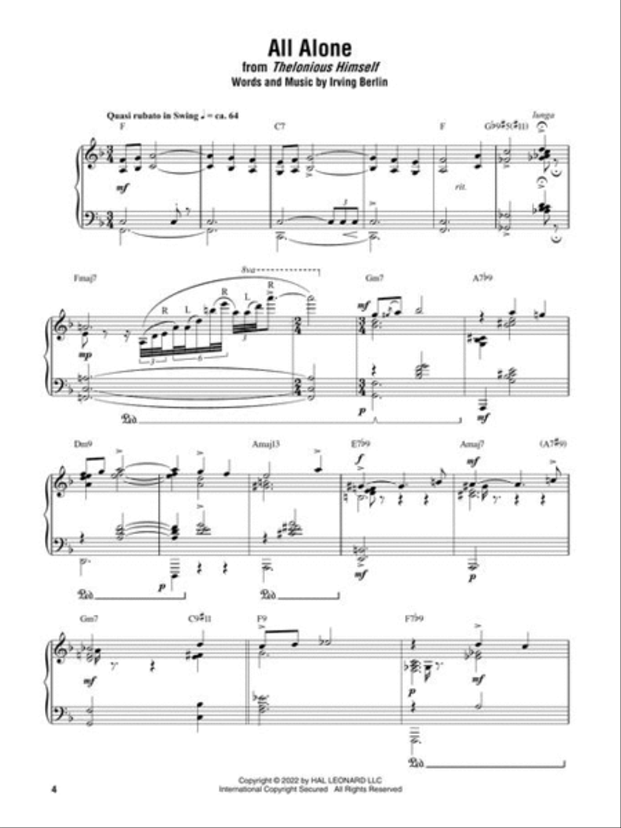 Thelonious Monk – Omnibook for Piano Piano Solo scores gallery preview page 5