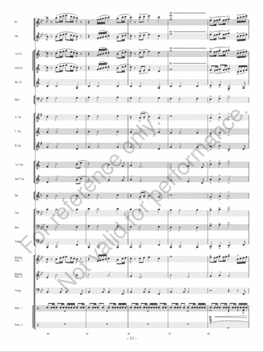 Sedona Concert Band scores gallery preview page 12