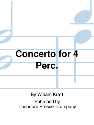 Concerto For 4 Perc.