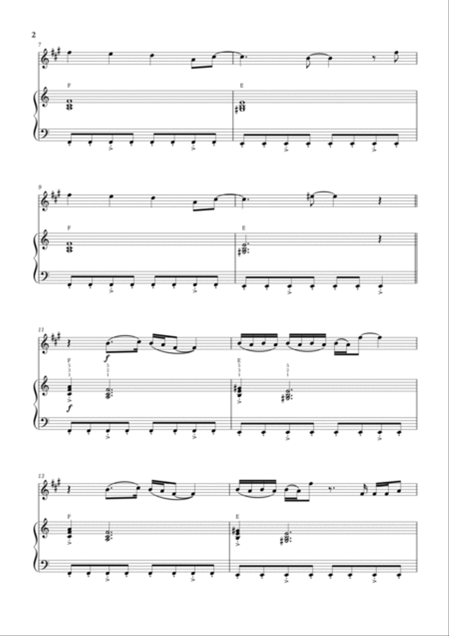 Enemy Baritone Saxophone scores gallery preview page 2