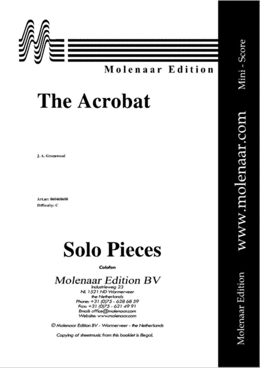The Acrobat Piano Accompaniment scores gallery preview page 2