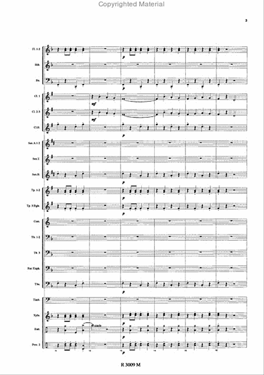 Brigades du Tigre Concert Band scores gallery preview page 4