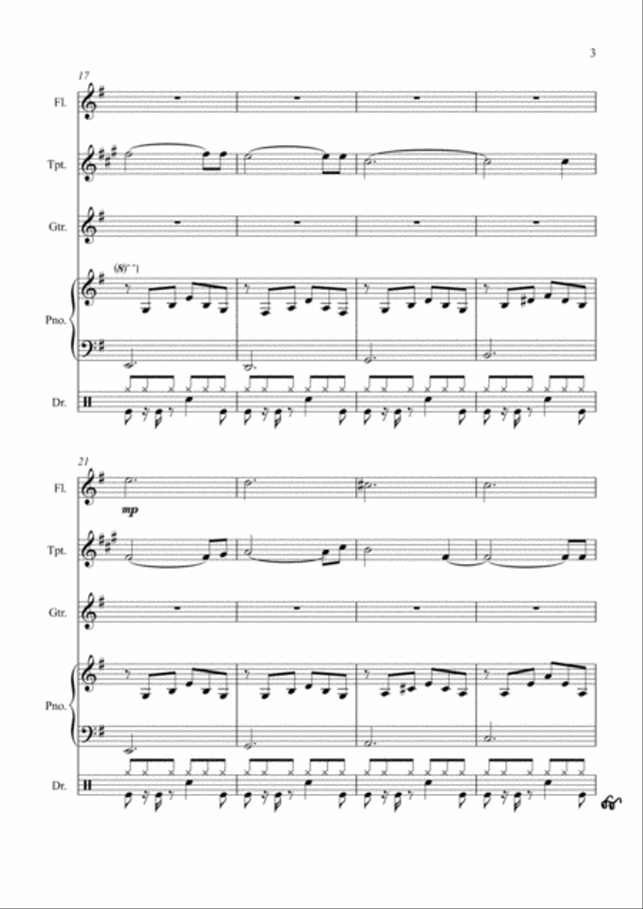 The House Of The Rising Sun Flute scores gallery preview page 3
