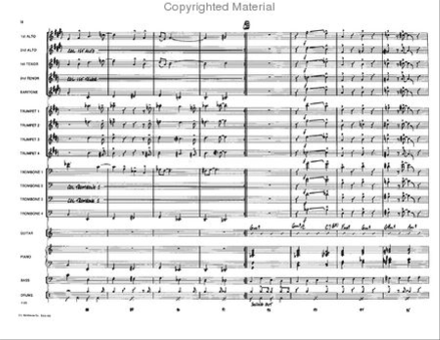 One For Woody Jazz Ensemble scores gallery preview page 13