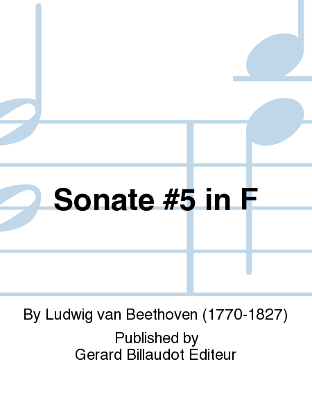 Sonate No. 5 In F