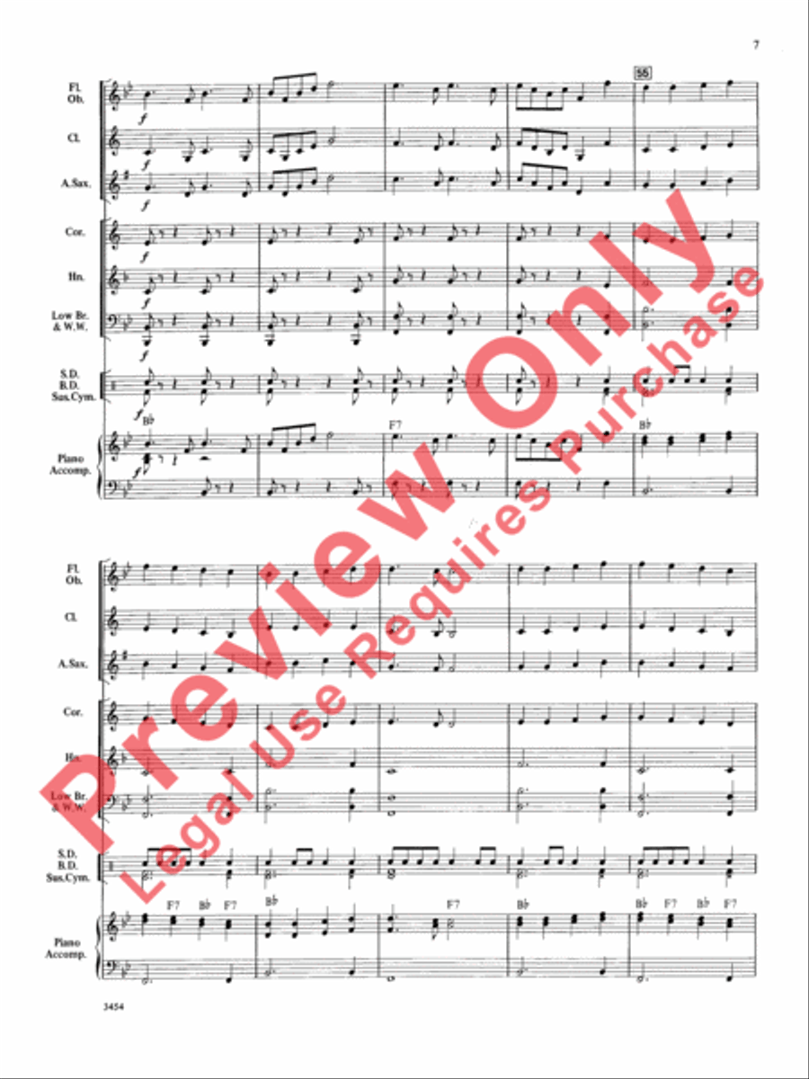 Evening at the Symphony Evening at the Symphony Concert Band scores gallery preview page 8