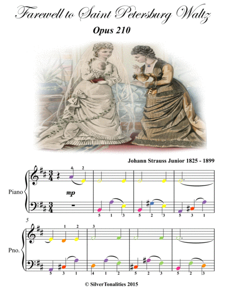 The Enchanted World of Viennese Waltzes for Easiest Piano Booklet D