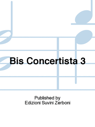 Book cover for Bis Concertista 3