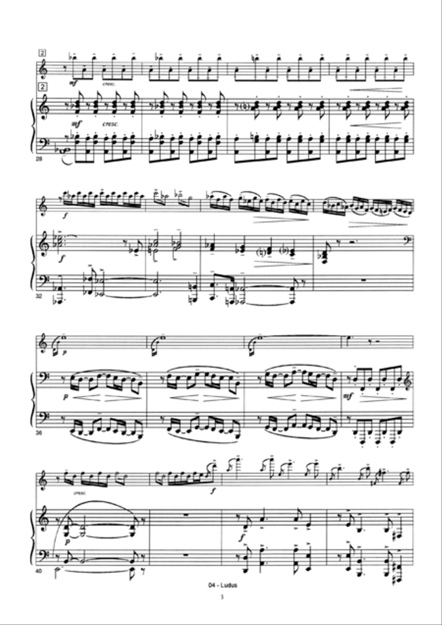 A inúbia do cabocolinho A inúbia do cabocolinho Flute Solo scores gallery preview page 5