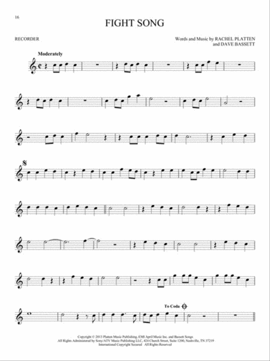 First 50 Songs You Should Play on Recorder Recorder scores gallery preview page 5