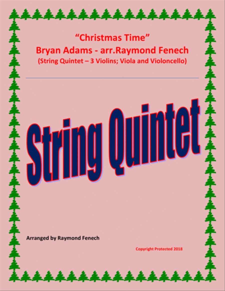 Christmas Time String Quintet scores gallery preview page 1