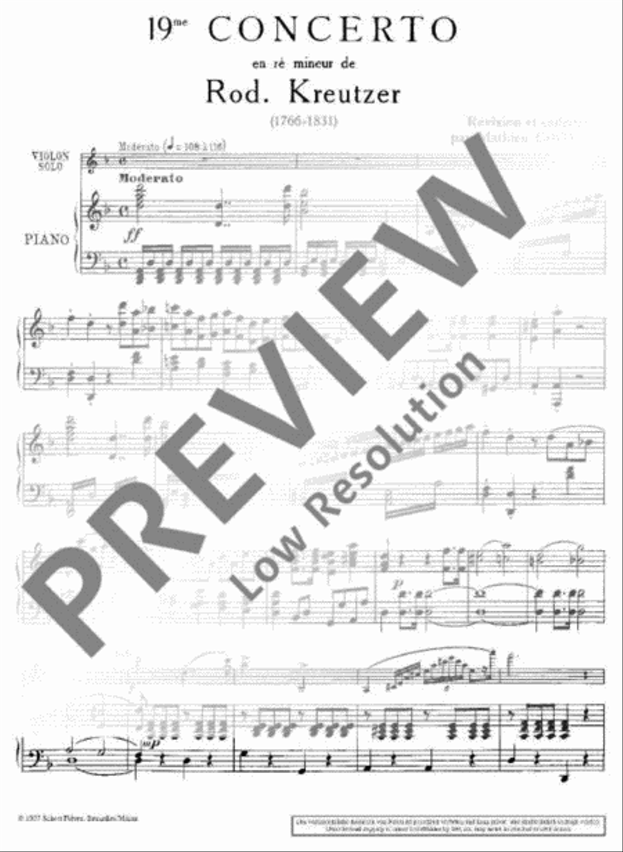 Concerto N°19 D minor Piano scores gallery preview page 4