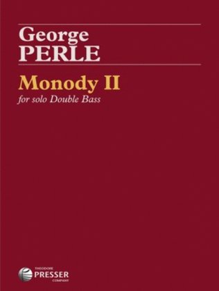 Book cover for Monody II