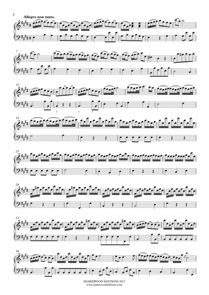 Pisendel – Sonata in E Major for violin and continuo