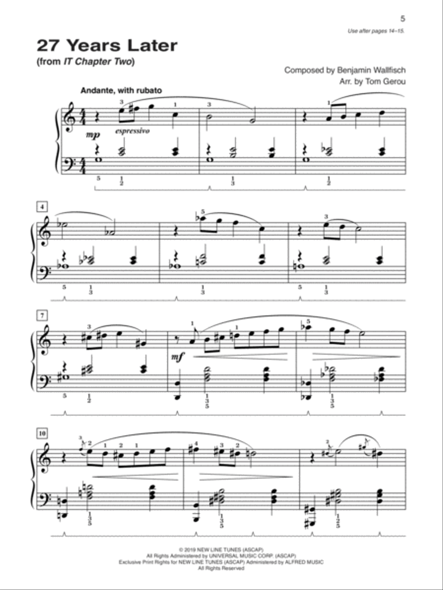 Alfred's Basic Piano Library -- Popular Hits Level 6 Piano Method scores gallery preview page 4