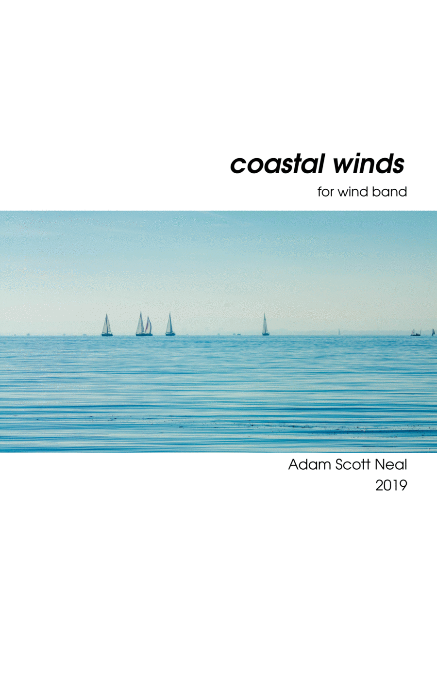 coastal winds Concert Band scores gallery preview page 1