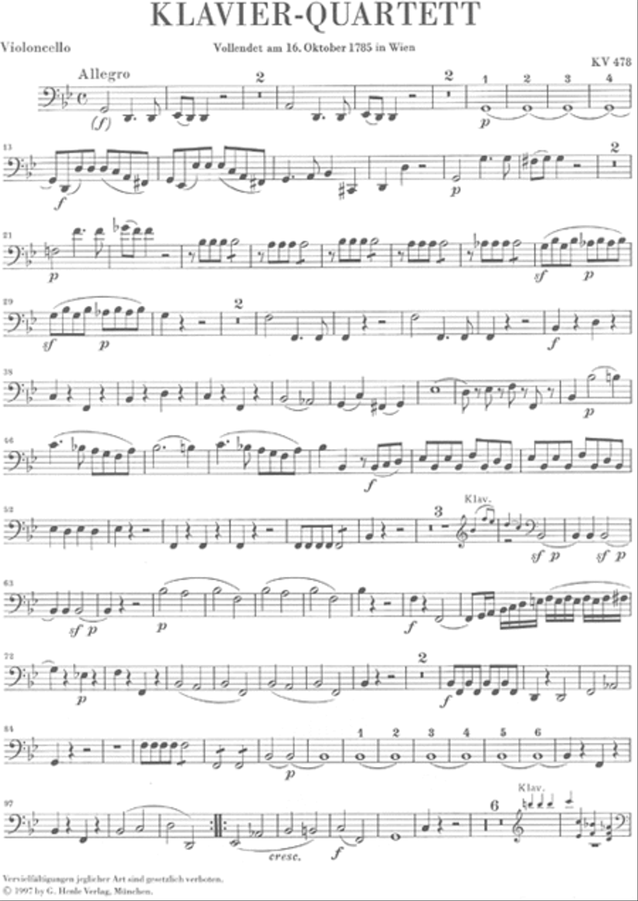 Piano Quartets Piano Quartet scores gallery preview page 5