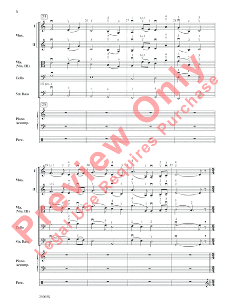 Themes from Harry Potter and the Goblet of Fire String Orchestra scores gallery preview page 7