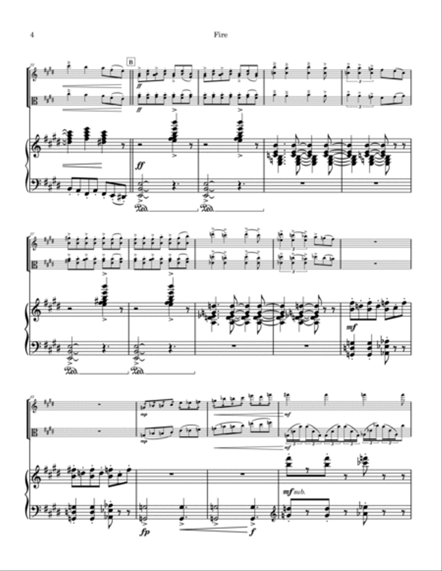 ZODIAC - Double Concerto for Violin, Viola and Piano Violin Solo scores gallery preview page 5