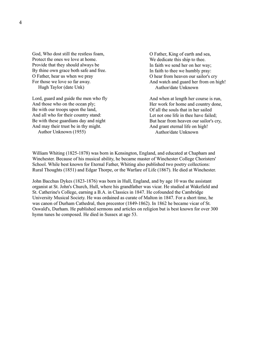 The Navy Hymn (