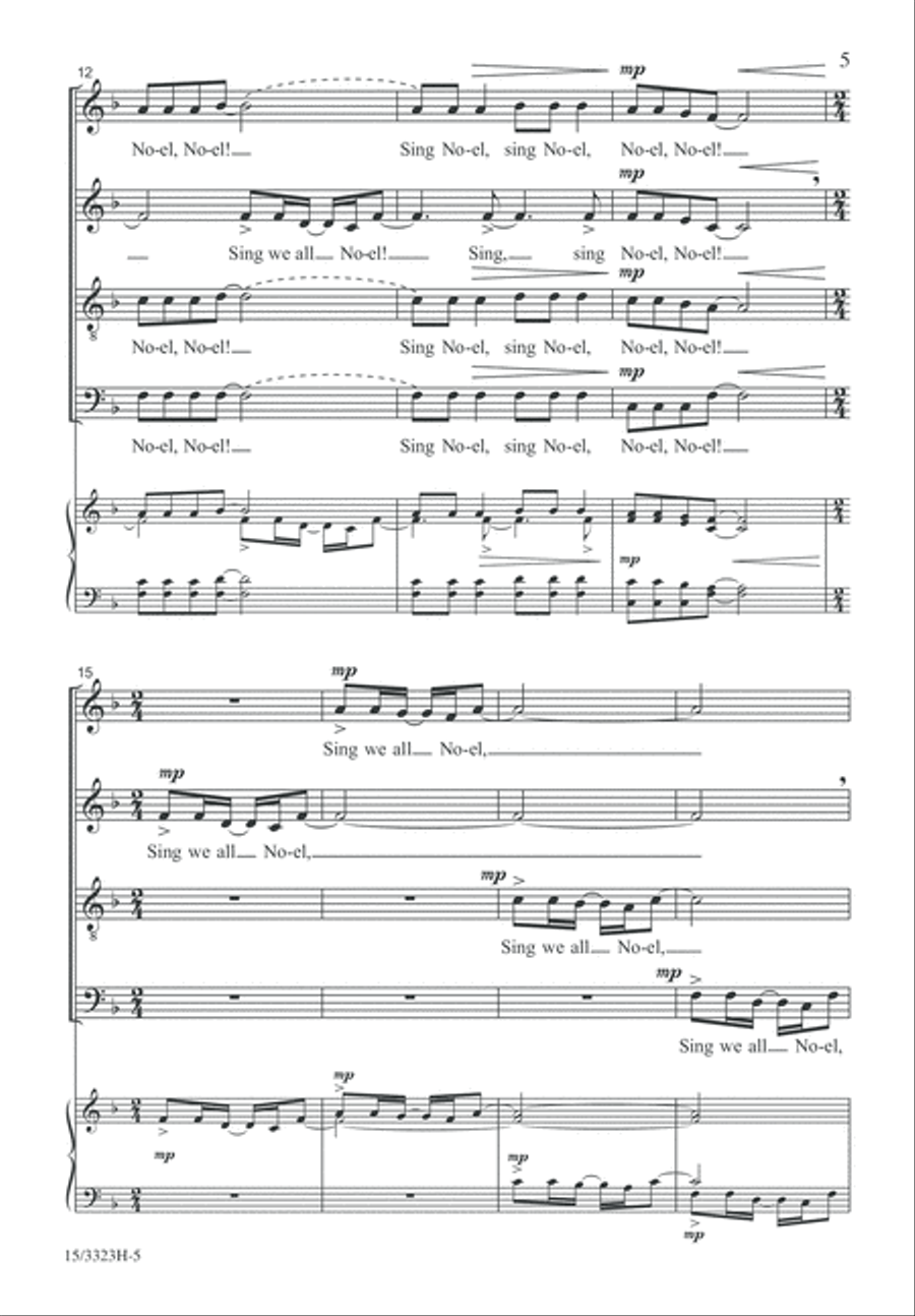 African Noel African Noel 4-Part scores gallery preview page 5