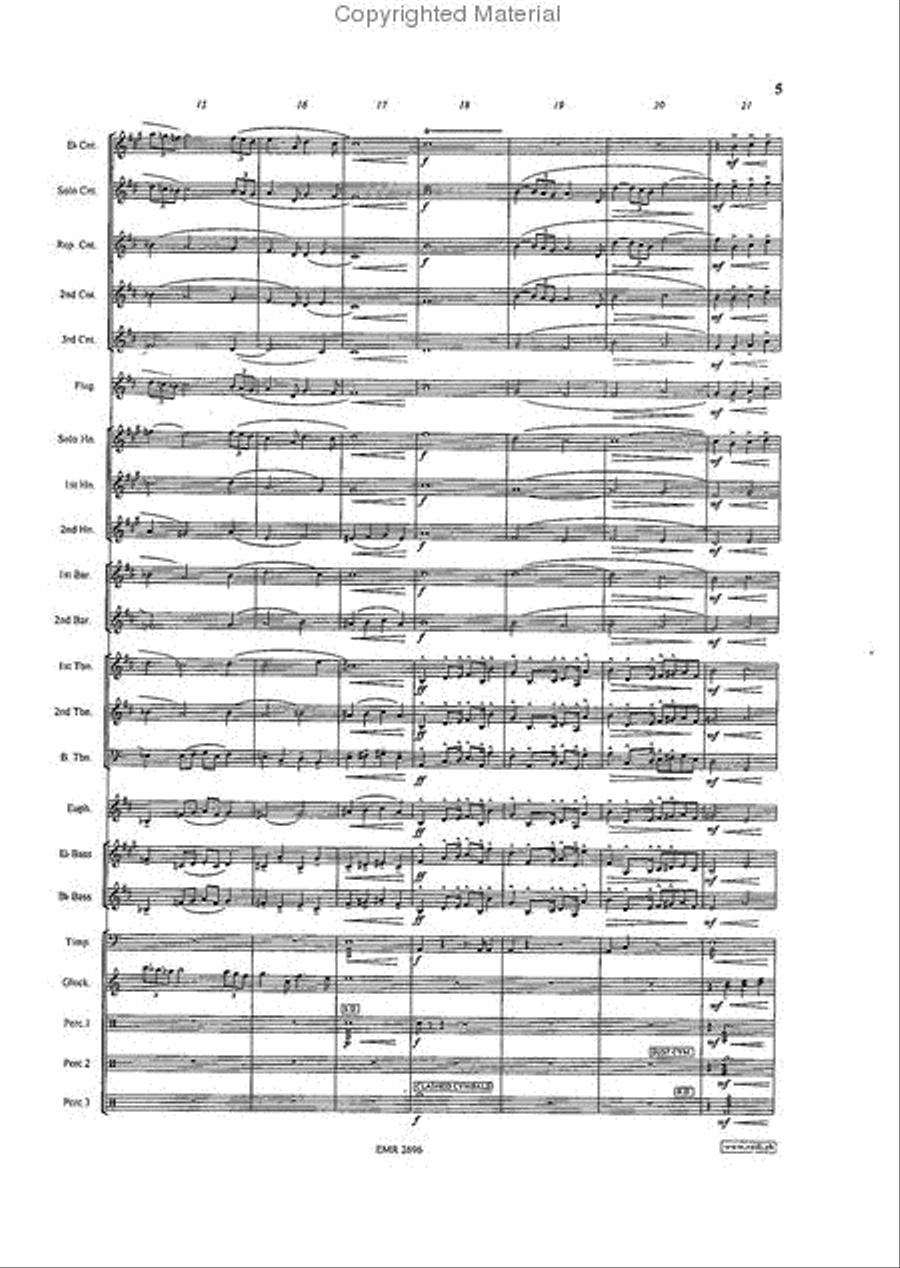 The Ten Commandments Brass Band scores gallery preview page 4