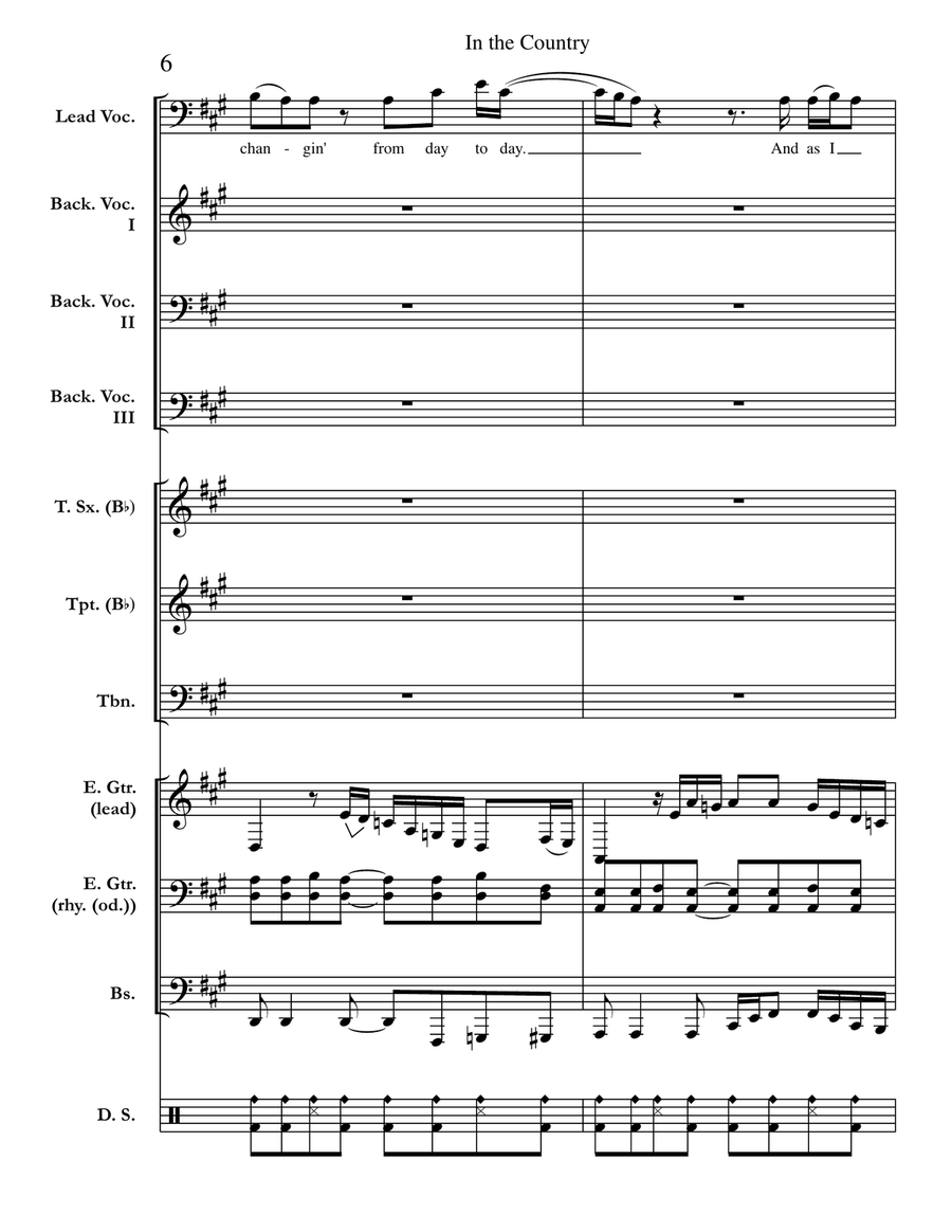 In The Country Small Ensemble scores gallery preview page 6